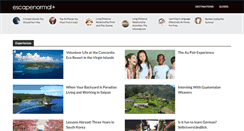Desktop Screenshot of escapenormal.com